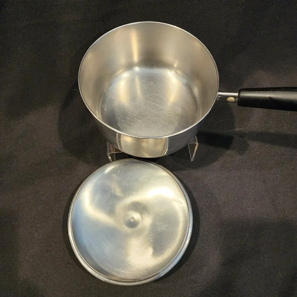 Vintage Revere Ware 1801 Cooper Bottom Sauce Pan, 1 Quart